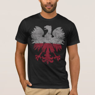  vlag van de Poolse Witte Eagle T-shirt