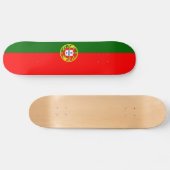 Vlag van de Portugese kaasplank Persoonlijk Skateboard (Horizontaal)