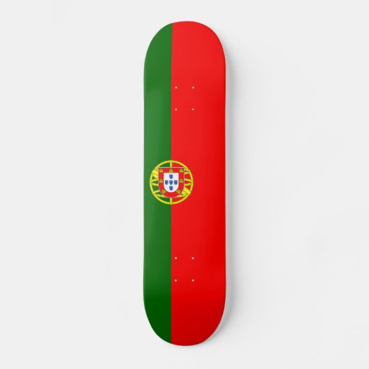 Vlag van de Portugese kaasplank Persoonlijk Skateboard (Voorkant)