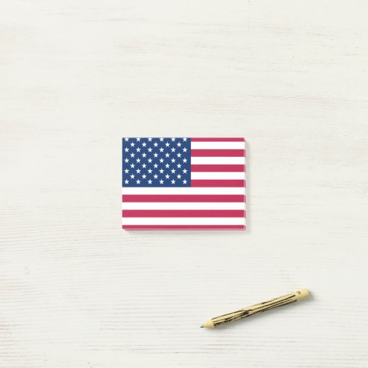 Vlag van de Post-it® notes van de Verenigde Staten (Op bureau)