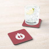 Vlag van de prefectuur Aichi, Japan Bier Onderzetter (Rechterzijde)