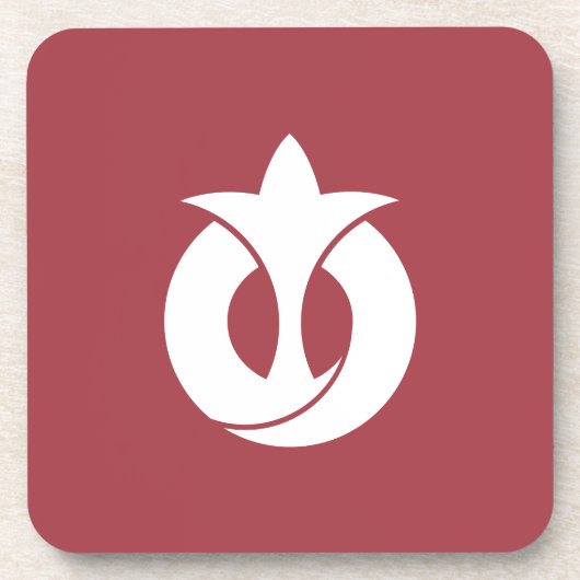 Vlag van de prefectuur Aichi, Japan Bier Onderzetter (Voorkant)