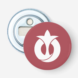 Vlag van de prefectuur Aichi, Japan Button Flesopener