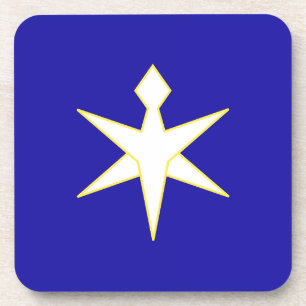 Vlag van de prefectuur Chiba, Japan Bier Onderzetter