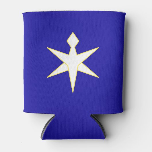 Vlag van de prefectuur Chiba, Japan Blikjeskoeler (Voorkant)