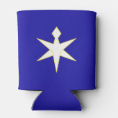 Vlag van de prefectuur Chiba, Japan Blikjeskoeler (Achterkant)