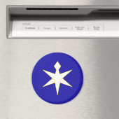 Vlag van de prefectuur Chiba, Japan Magneet (Insitu (Vaatwasser))