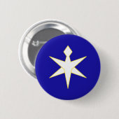 Vlag van de prefectuur Chiba, Japan Ronde Button 5,7 Cm (Voorkant /achterkant)