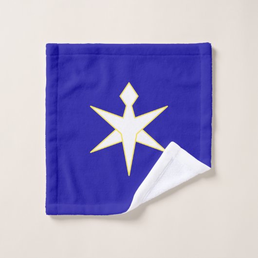 Vlag van de prefectuur Chiba, Japan Washandje (Wasdoekje)