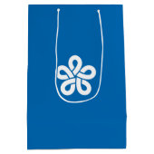 Vlag van de prefectuur Fukuoka, Japan Medium Cadeauzakje (Achterkant)