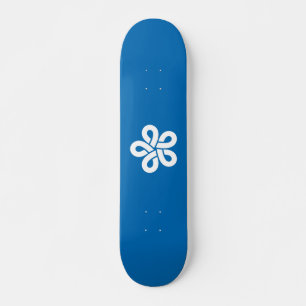 Vlag van de prefectuur Fukuoka, Japan Persoonlijk Skateboard