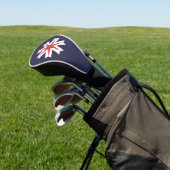Vlag van de prefectuur Hokkaido, Japan Golfheadcover (Insitu)