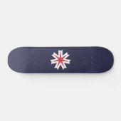 Vlag van de prefectuur Hokkaido, Japan Persoonlijk Skateboard (Horizontaal)