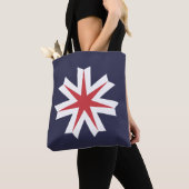 Vlag van de prefectuur Hokkaido, Japan Tote Bag (Dichtbij)
