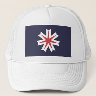 Vlag van de prefectuur Hokkaido, Japan Trucker Pet