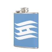 Vlag van de prefectuur Hyogo, Japan Heupfles (Links)