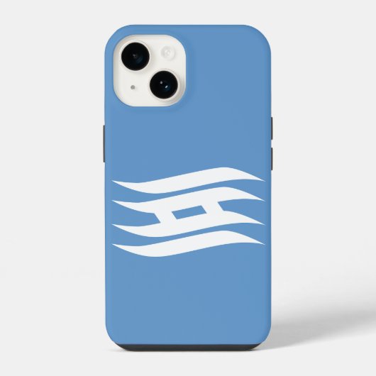 Vlag van de prefectuur Hyogo, Japan iPhone Hoesje (Achterkant)