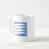 Vlag van de prefectuur Hyogo, Japan Koffiemok (Voorkant links)