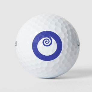 Vlag van de prefectuur Ibaraki, Japan Golfballen