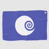 Vlag van de prefectuur Ibaraki, Japan Golfhanddoek (Horizontaal)