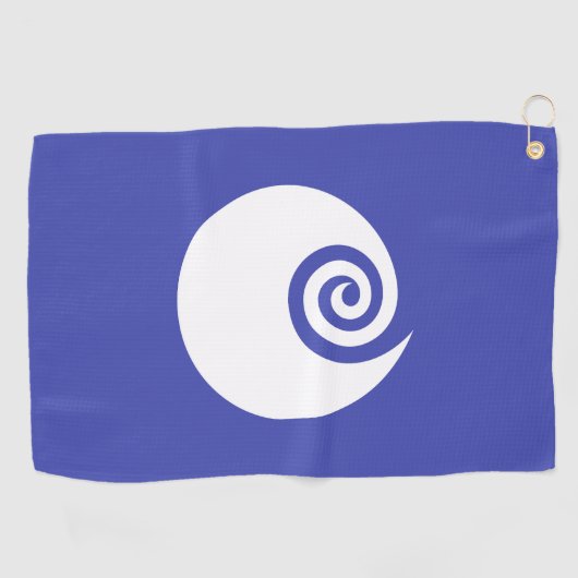 Vlag van de prefectuur Ibaraki, Japan Golfhanddoek (Horizontaal)