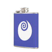 Vlag van de prefectuur Ibaraki, Japan Heupfles (Links)