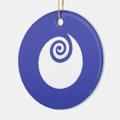 Vlag van de prefectuur Ibaraki, Japan Keramisch Ornament (Links)