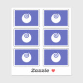 Vlag van de prefectuur Ibaraki, Japan Sticker (Vel)