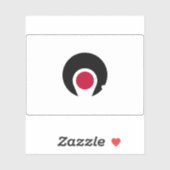 Vlag van de prefectuur Kagoshima, Japan Sticker (Vel)