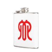 Vlag van de prefectuur Kanagawa, Japan Heupfles (Links)