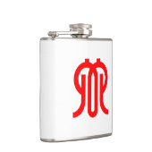 Vlag van de prefectuur Kanagawa, Japan Heupfles (Rechts)