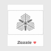 Vlag van de prefectuur Karafuto Sticker (Vel)