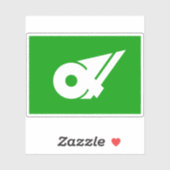 Vlag van de prefectuur Mie, Japan Sticker (Vel)