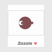 Vlag van de prefectuur Nara, Japan Sticker (Vel)