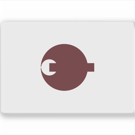 Vlag van de prefectuur Nara, Japan Sticker (Voorkant)