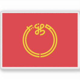 Vlag van de prefectuur Niigata, Japan Sticker