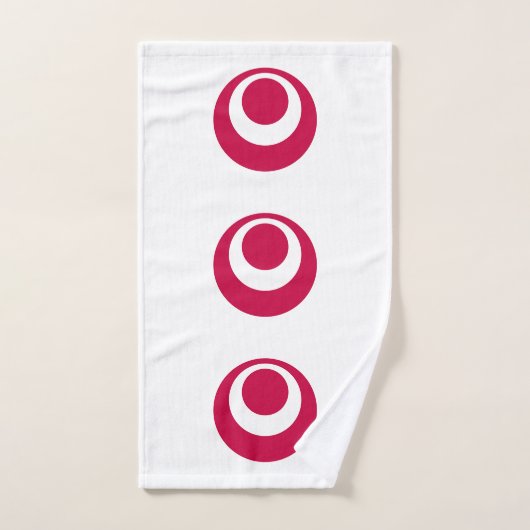 Vlag van de prefectuur Okinawa, Japan Bad Handdoek (Handdoek)