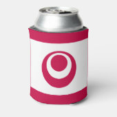 Vlag van de prefectuur Okinawa, Japan Blikjeskoeler (Blikje Achterkant)