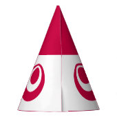 Vlag van de prefectuur Okinawa, Japan Feesthoedjes (Achterkant)