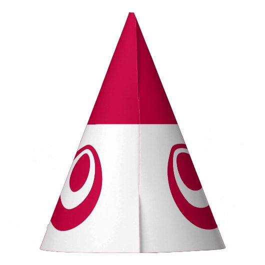 Vlag van de prefectuur Okinawa, Japan Feesthoedjes (Achterkant)