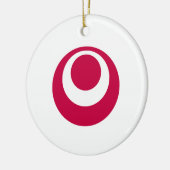 Vlag van de prefectuur Okinawa, Japan Keramisch Ornament (Links)