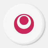 Vlag van de prefectuur Okinawa, Japan Magneet (Voorkant)