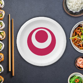 Vlag van de prefectuur Okinawa, Japan Papieren Bordje