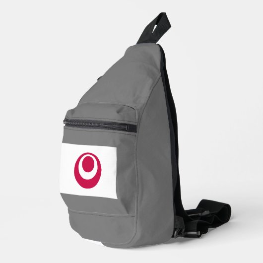Vlag van de prefectuur Okinawa, Japan Sling Bag (Rechterhoek)