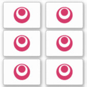 Vlag van de prefectuur Okinawa, Japan Sticker (Voorkant)