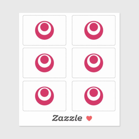 Vlag van de prefectuur Okinawa, Japan Sticker (Vel)