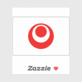 Vlag van de prefectuur Okinawa, Japan Sticker (Vel)