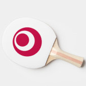 Vlag van de prefectuur Okinawa, Japan Tafeltennisbatje (Zijkant)