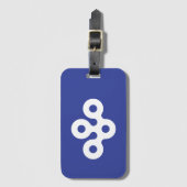 Vlag van de prefectuur Osaka, Japan Bagagelabel (Voorkant (verticaal))