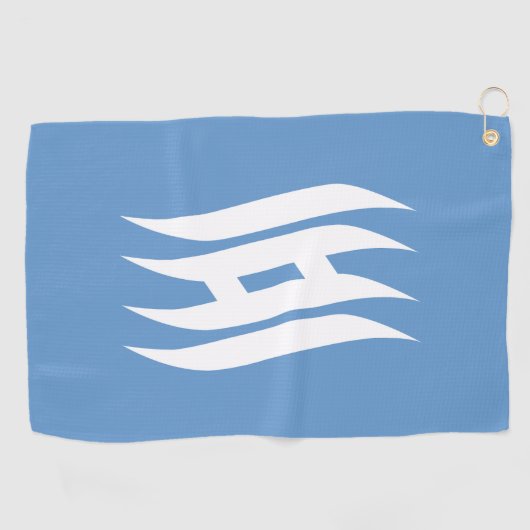 Vlag van de prefectuur Osaka, Japan Golfhanddoek (Horizontaal)